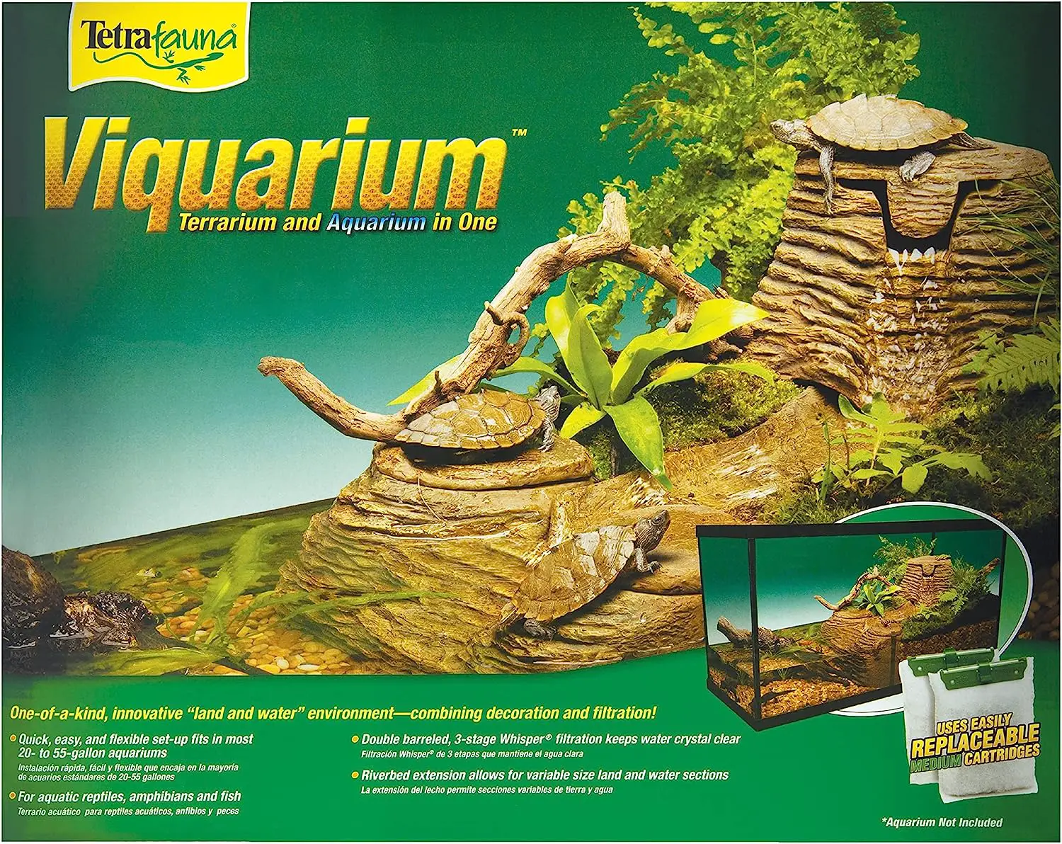 TetraFauna Viqaquarium, All-In-One Terrarium
